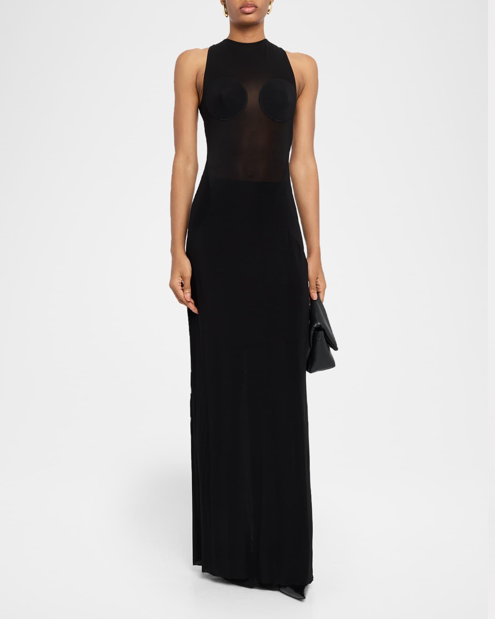 Cupped Bust Light Jersey Maxi Dress Product Image