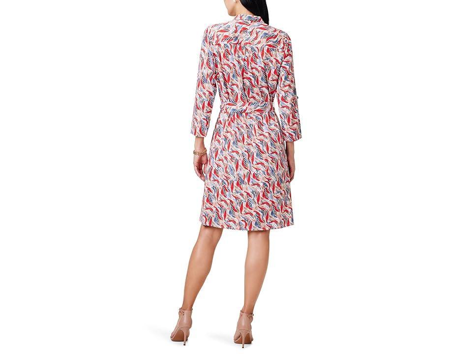 Womens Coral Waves Live-In Shirtdress Product Image