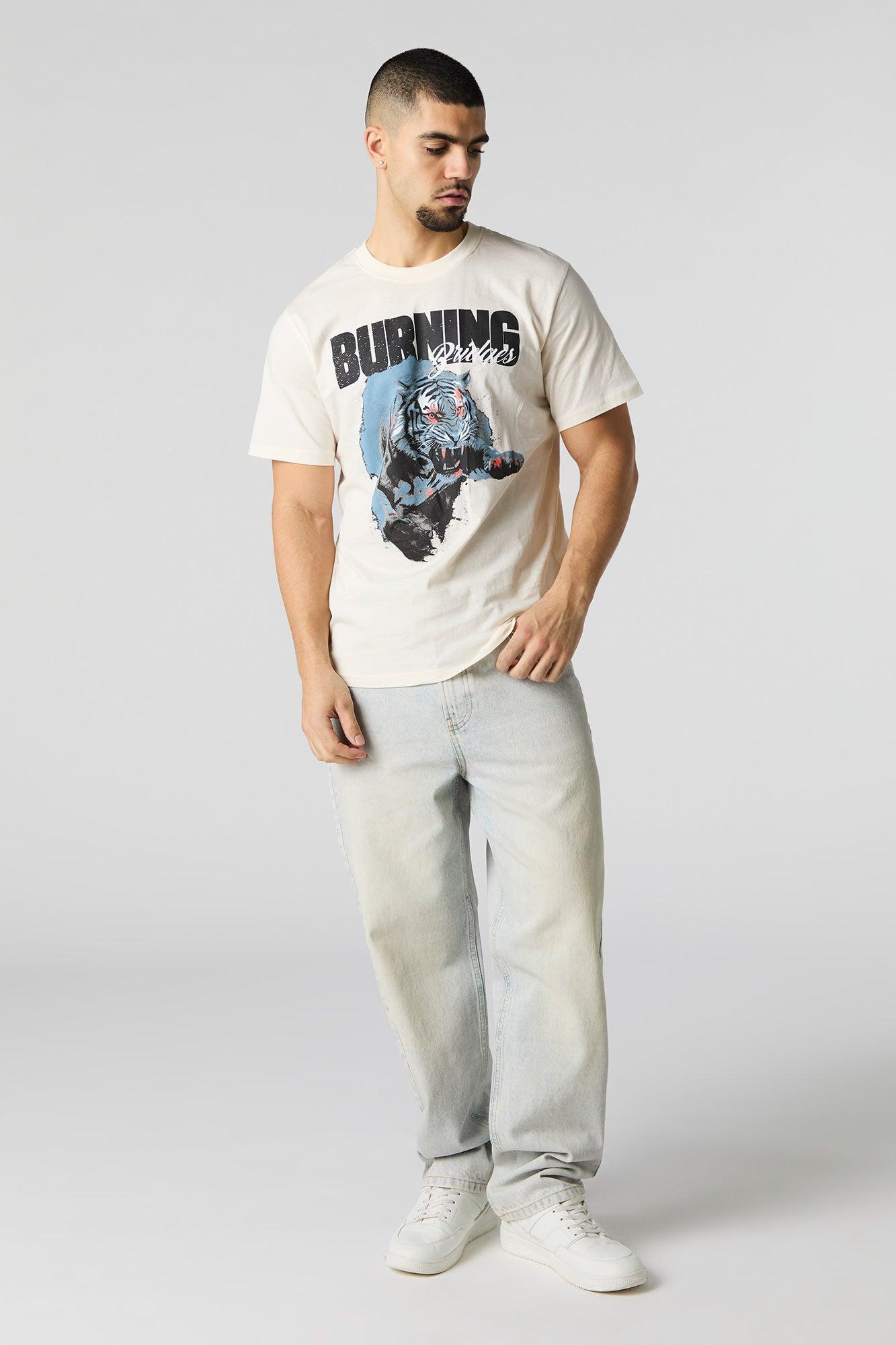 Burning Bridges Graphic T-Shirt Male Product Image
