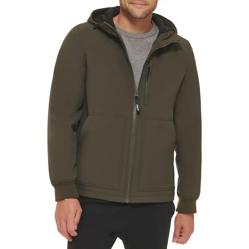 Men's Levi's® Softshell Utility Hooded Jacket, Size: XL, Green Product Image