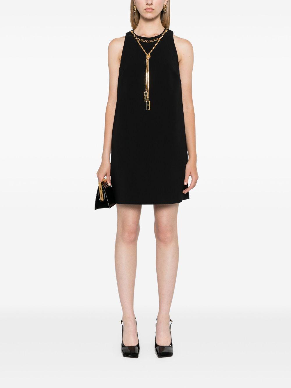 chain-link detail crepe mini dress Product Image