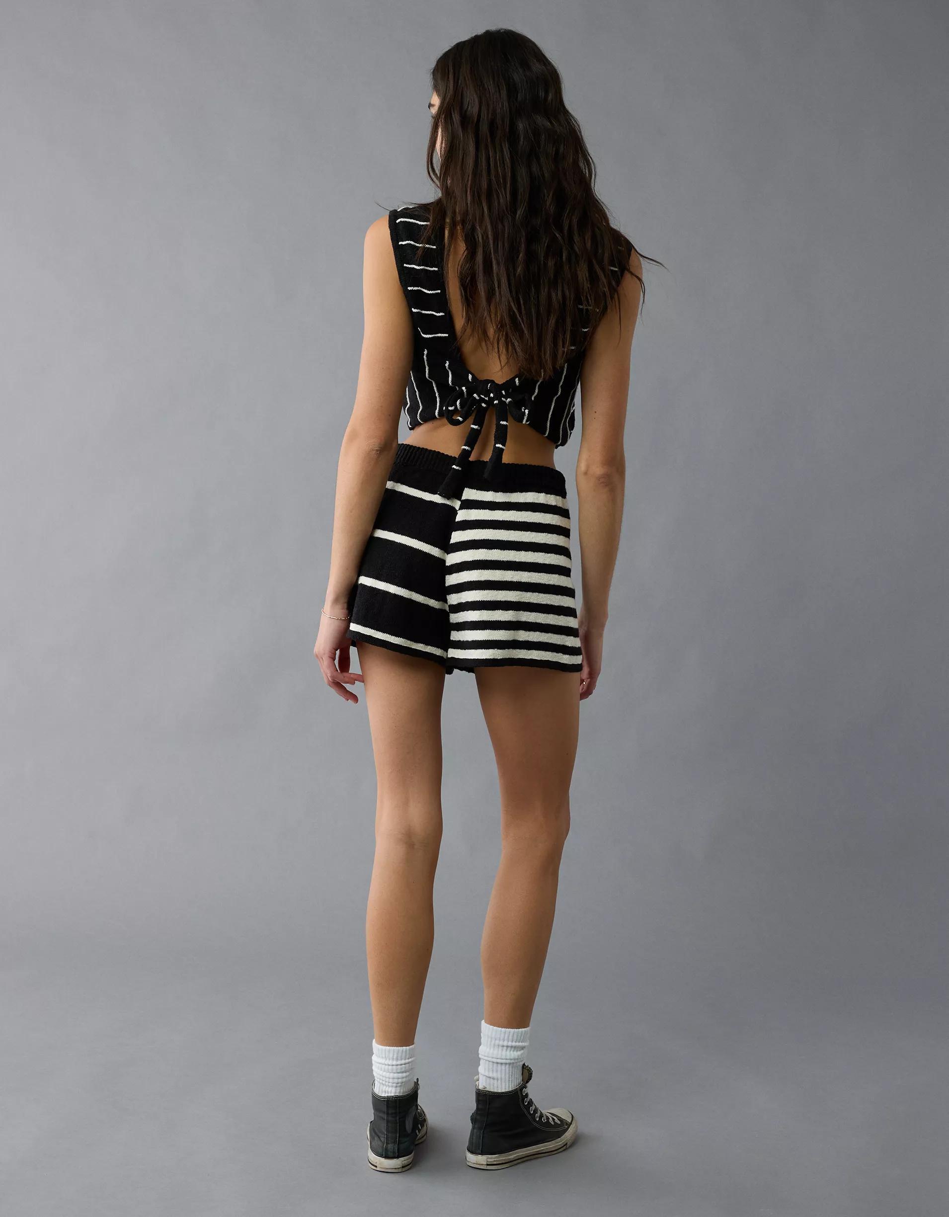 AE Striped Sweater Mini Short Product Image