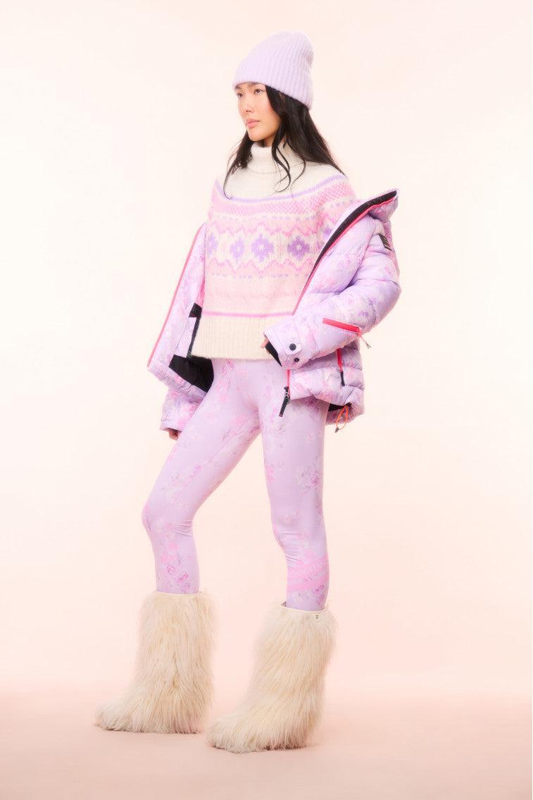 BOGNER FIRE+ICE x LoveShackFancy Love Leggings - HIBISCUS Product Image