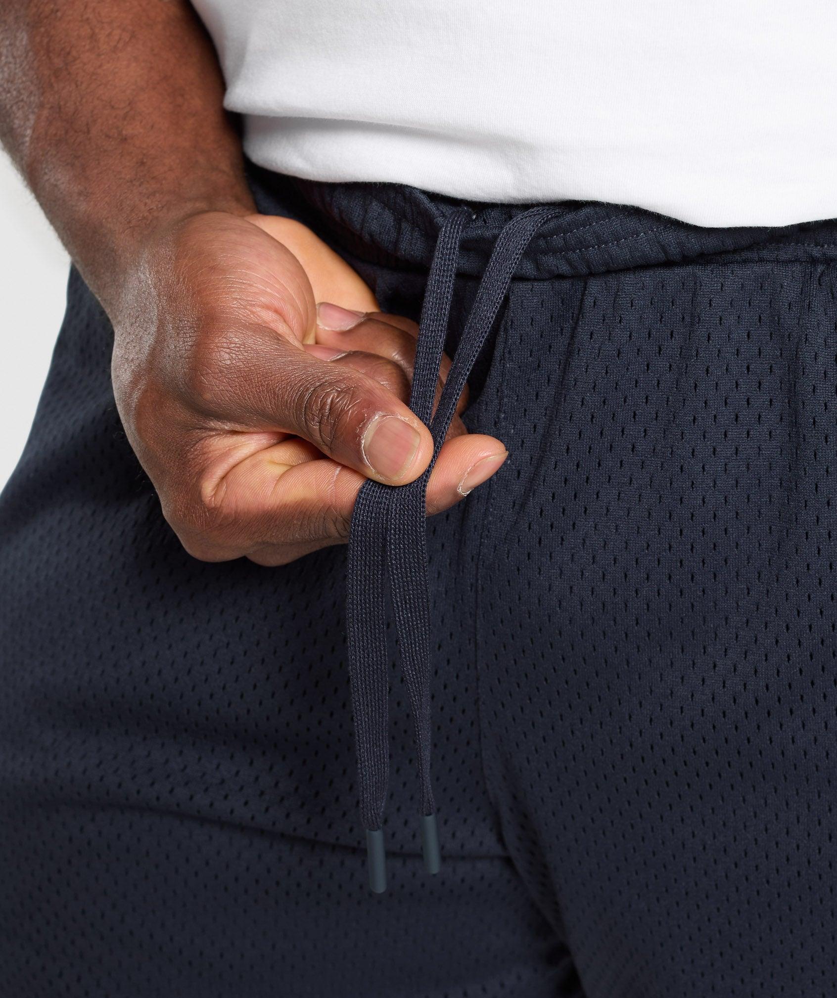 Gymshark Lifting Mesh 5" Shorts - Heavy Blue Male Product Image