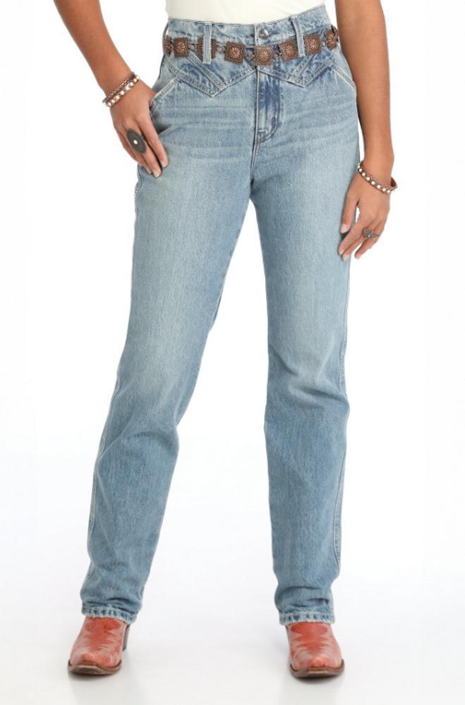 Cruel Denim® Ladies' Quinn Bareback Light Stone Tapered Jeans Product Image