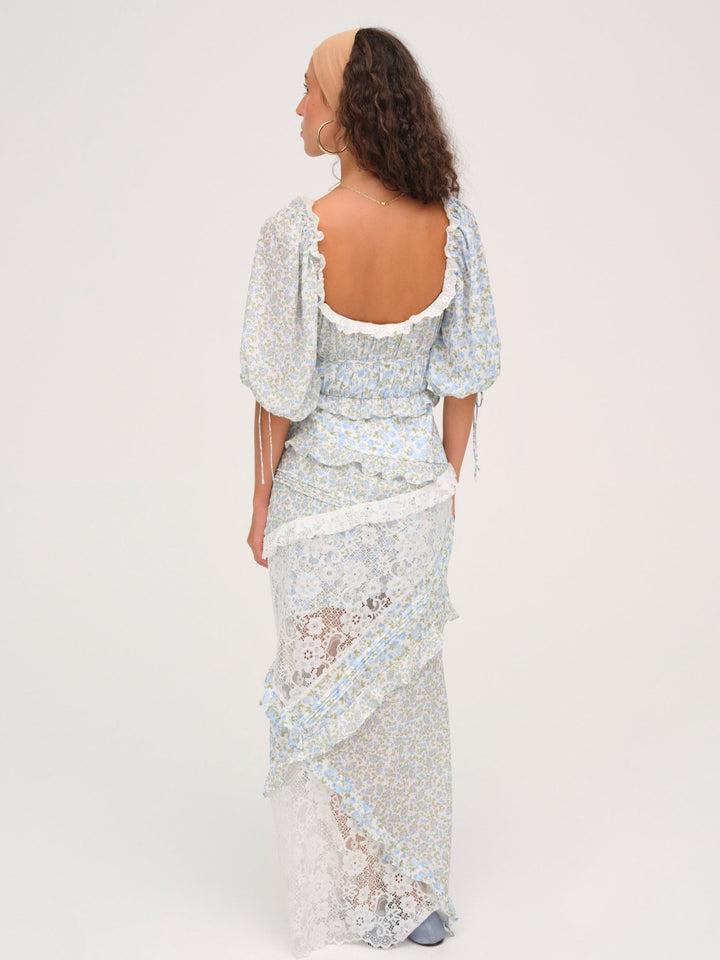 Riley Maxi Dress — Blue Product Image