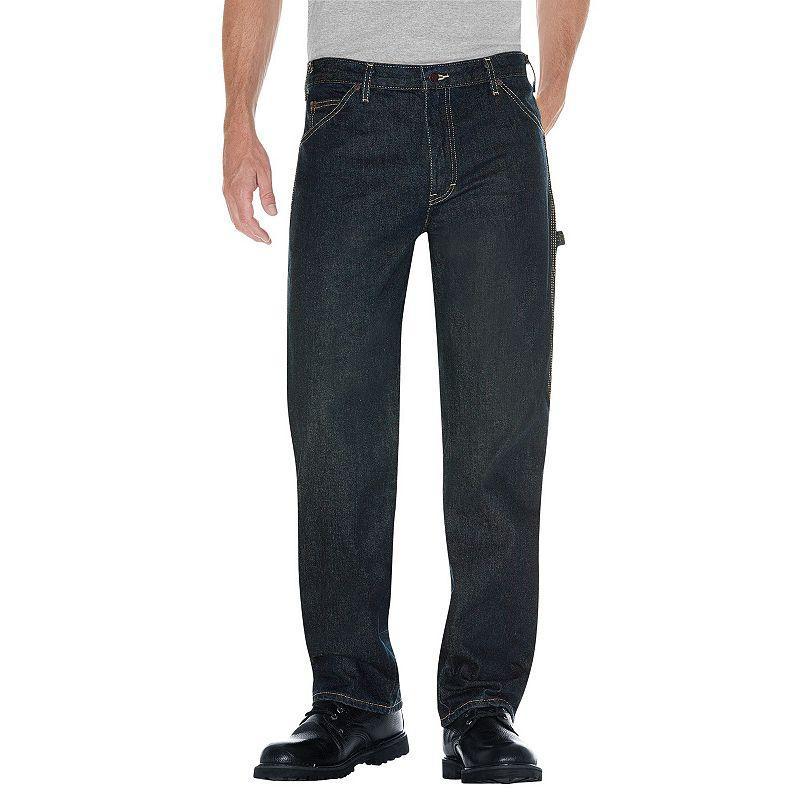 Men's Dickies Relaxed Fit Denim Carpenter Jeans, Size: 30X30, Tinted Heritage Green Product Image