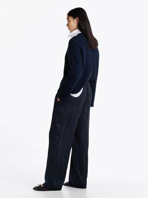 Metallic Stripe Pull-On Pant Product Image
