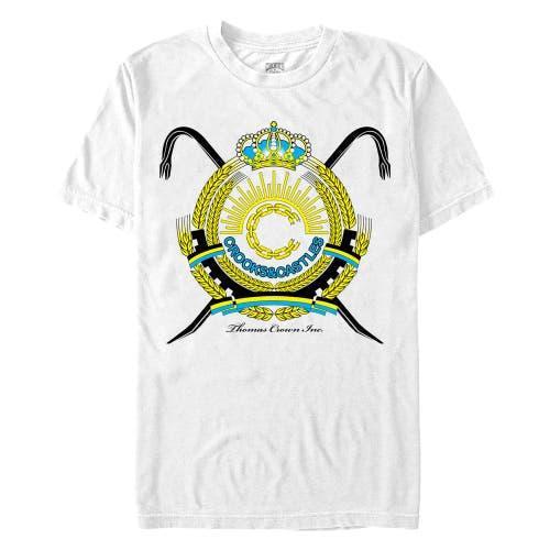 Men's Crooks And Castle Thomas Crown Inc, Graphic Tee, Size: XL, White Product Image