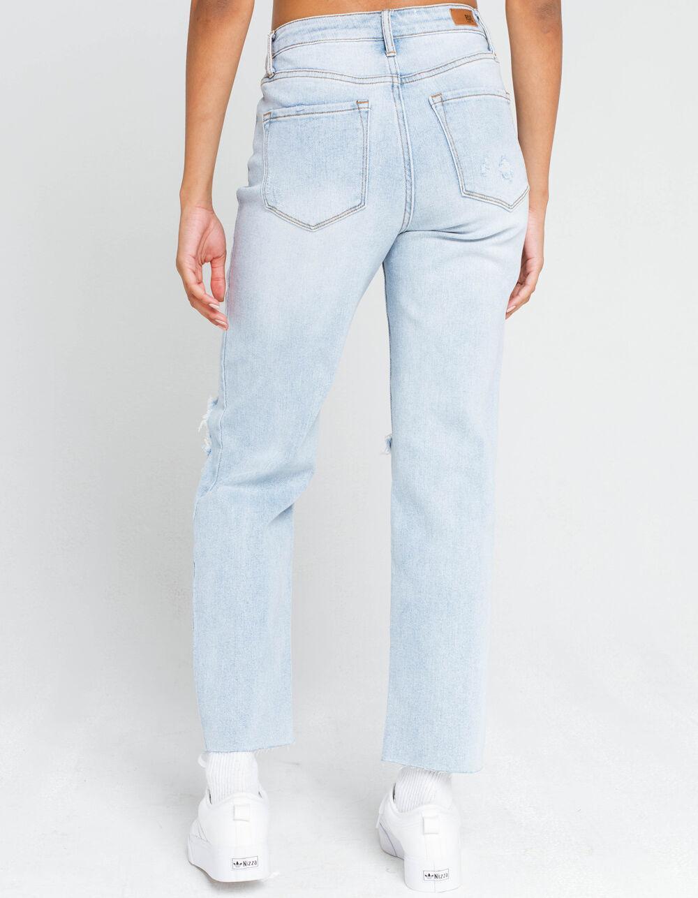 RSQ High Rise Womens Straight Leg Jeans Product Image
