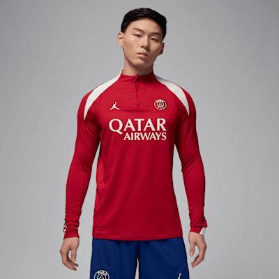 Nike Men's Paris Saint-Germain Strike Fourth Jordan Dri-FIT Soccer Knit Drill Top Product Image