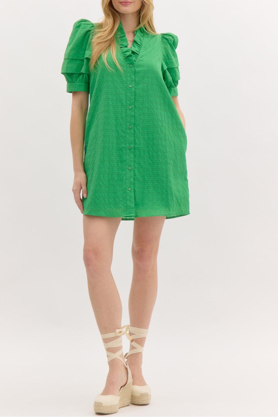 Solid Spring Dress Product Image