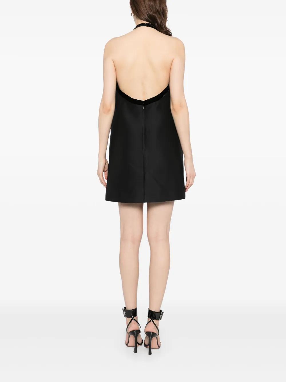 TOM FORD Bow Detail Mini Dress In Black Product Image