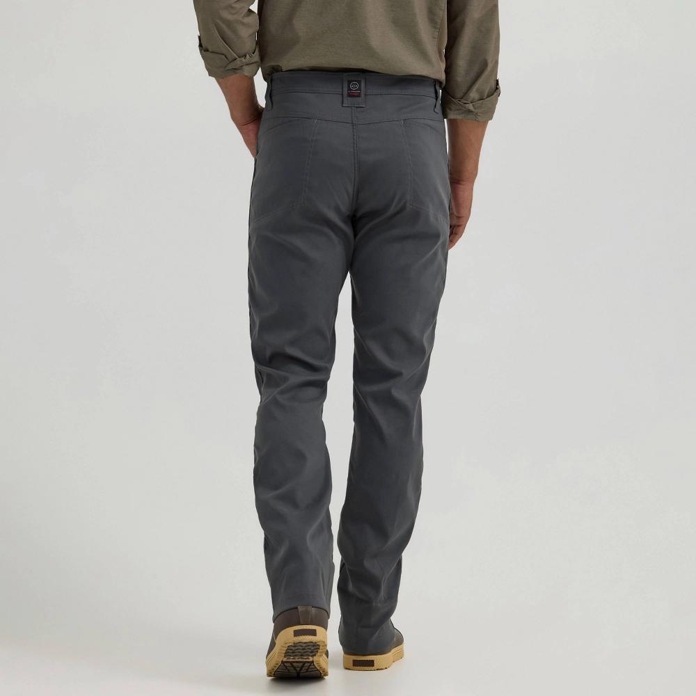 Wranglers Men's ATG Straight Fit Fleece Lined 5-Pocket Pants - Asphalt 30x30 Product Image