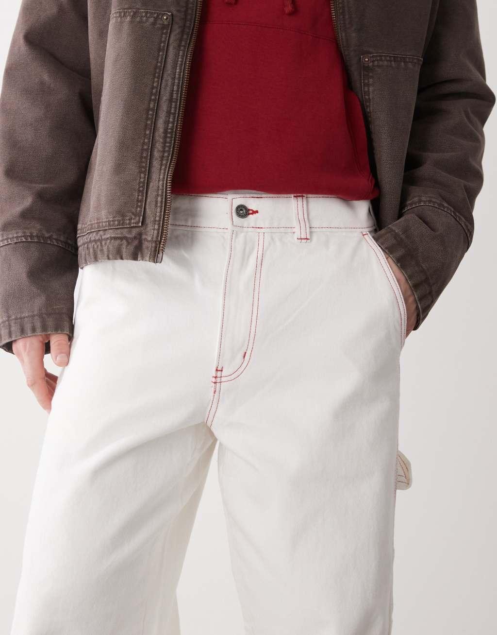 Dickies Painter denim pants in white Product Image