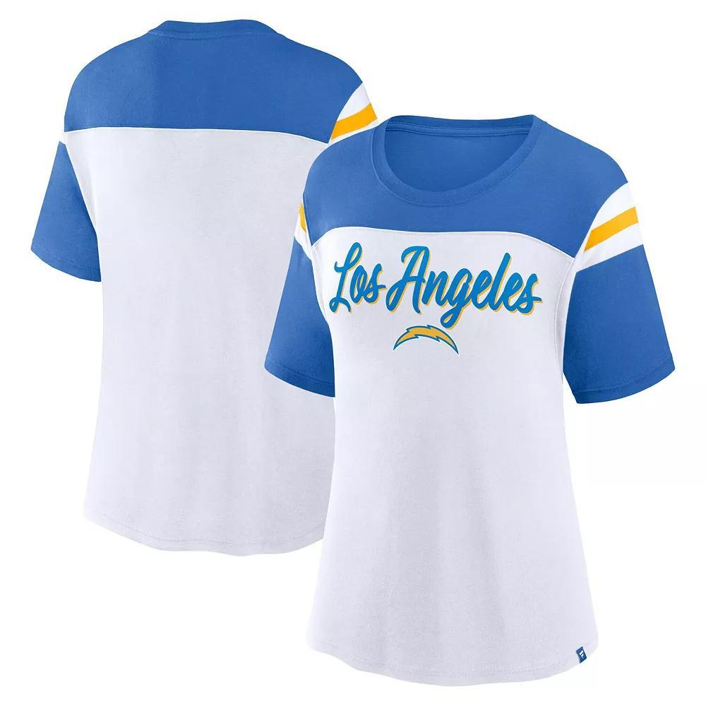 Women's Fanatics White/Cardinal Arizona Cardinals Cheer Chant Fashion T-Shirt, Size: Small Product Image