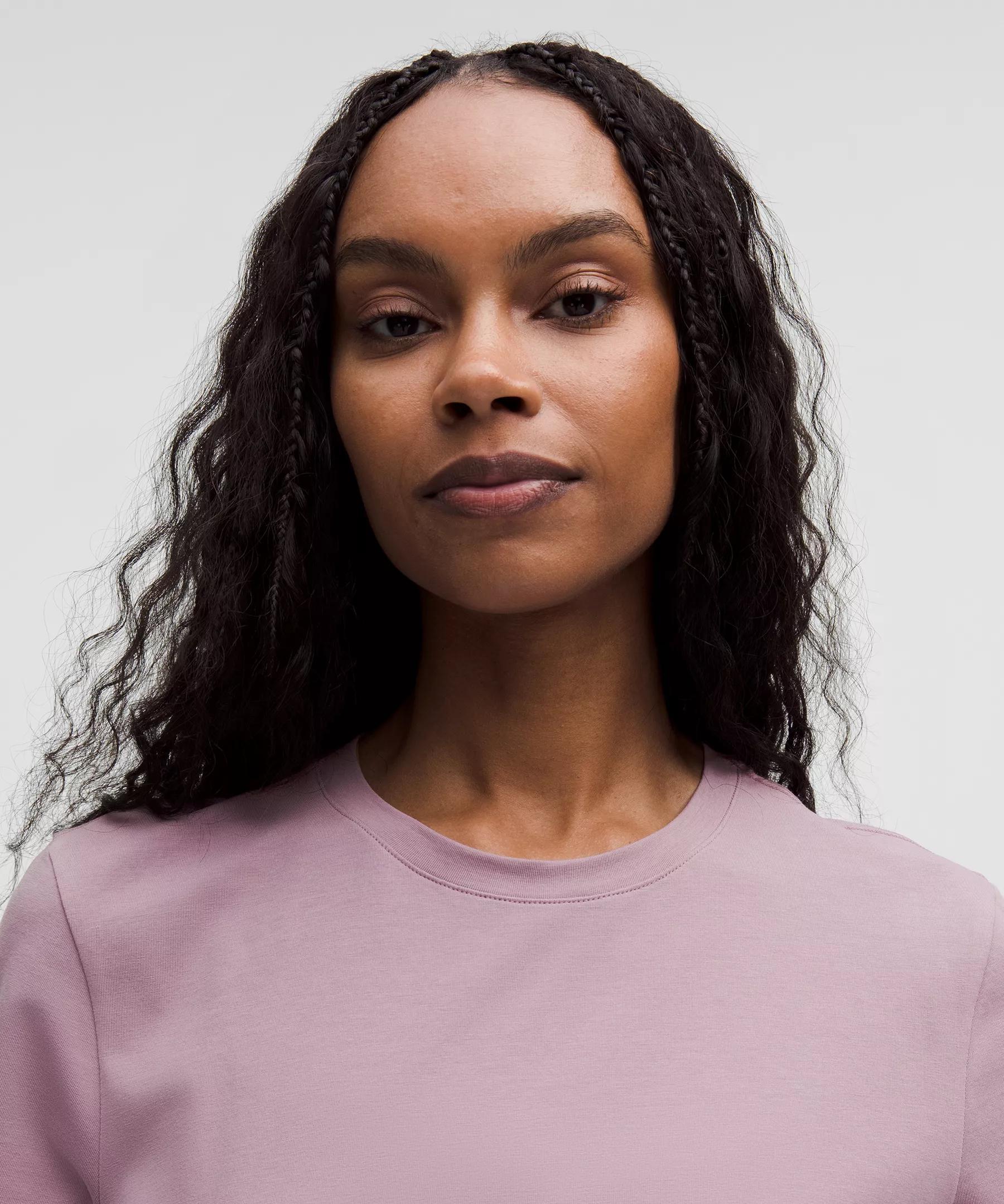 Love Curved-Hem Crewneck T-Shirt Product Image
