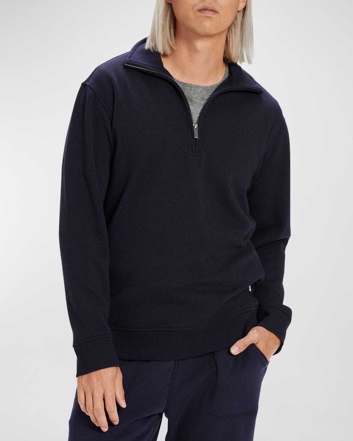 Mens Zeke Fleece Quarter-Zip Sweater Product Image