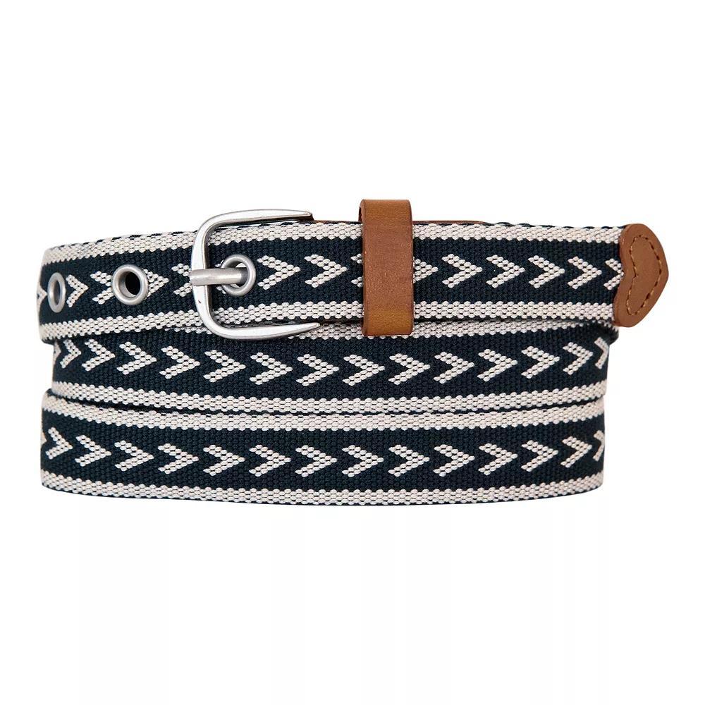 Women's Eddie Bauer 0.8-in. Cascade Woven Belt, Size: Large, Dark Marigold Product Image
