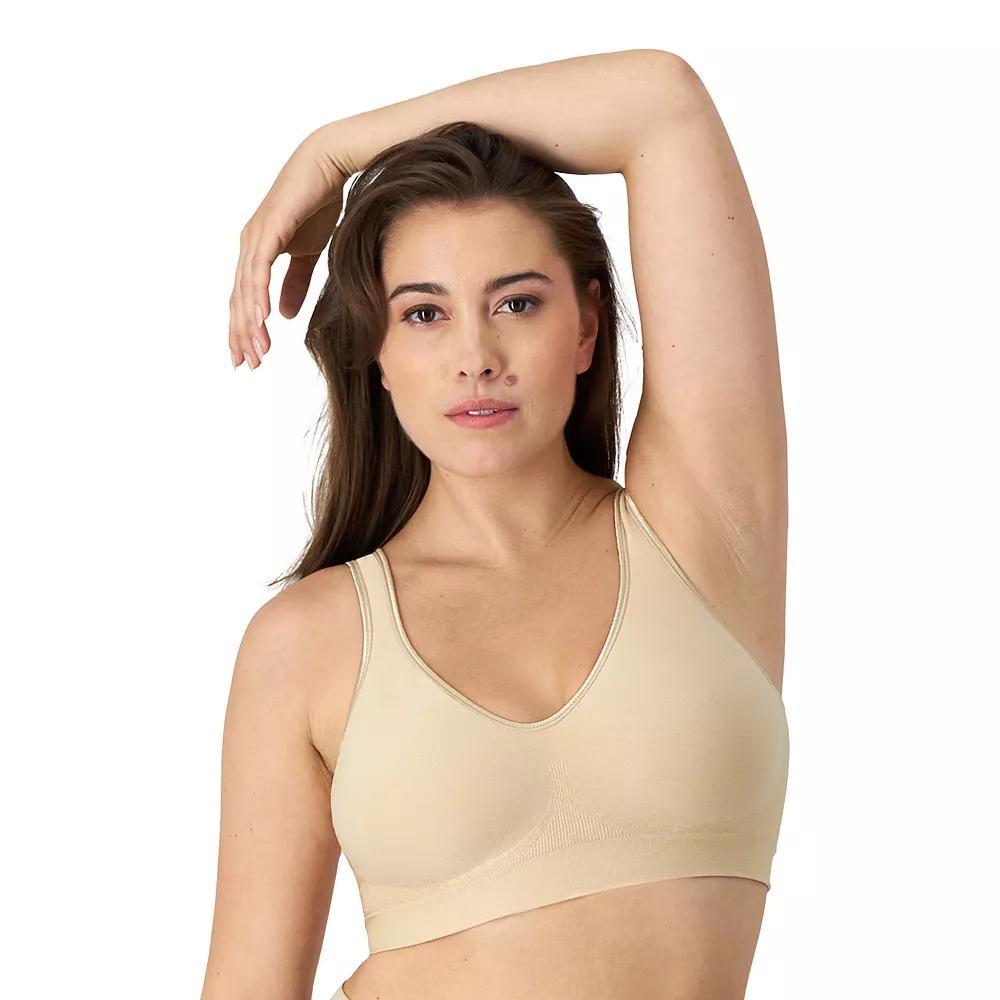 Bali Comfort Revolution ComfortFlex Fit Full-Coverage Wireless Bra DF3484, Women's, Size: Large, Crystal Grey Aztec Product Image