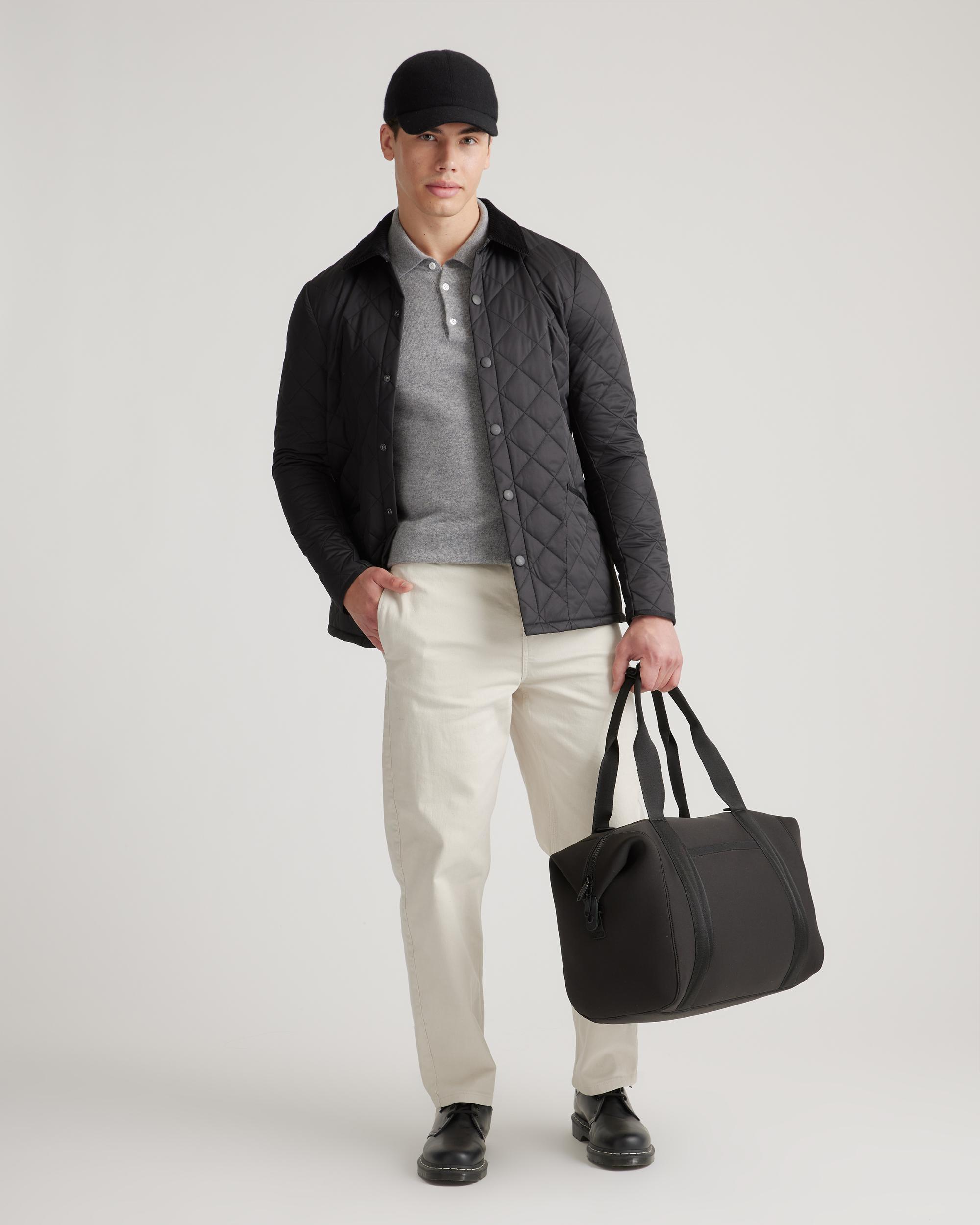 Quince | Women's All-Day Neoprene Duffle Bag in Black, Recycled Polyester Product Image