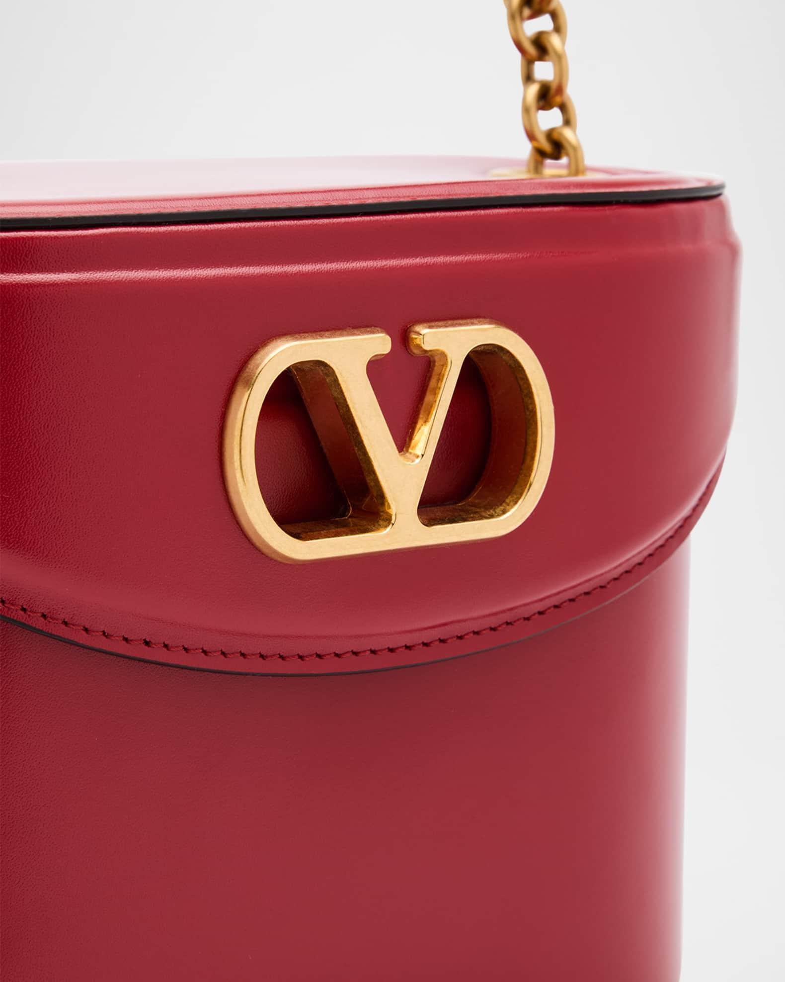 Vain Vanity Bucket Leather Crossbody Bag Product Image