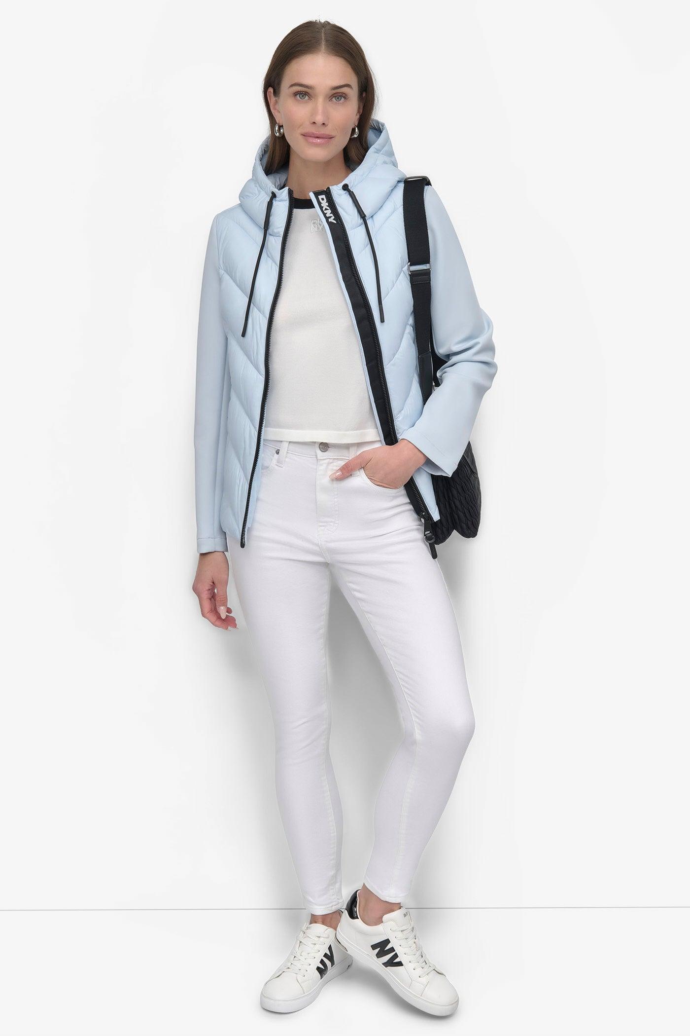 MIXED MEDIA LIGHT WEIGHT PUFFER Product Image