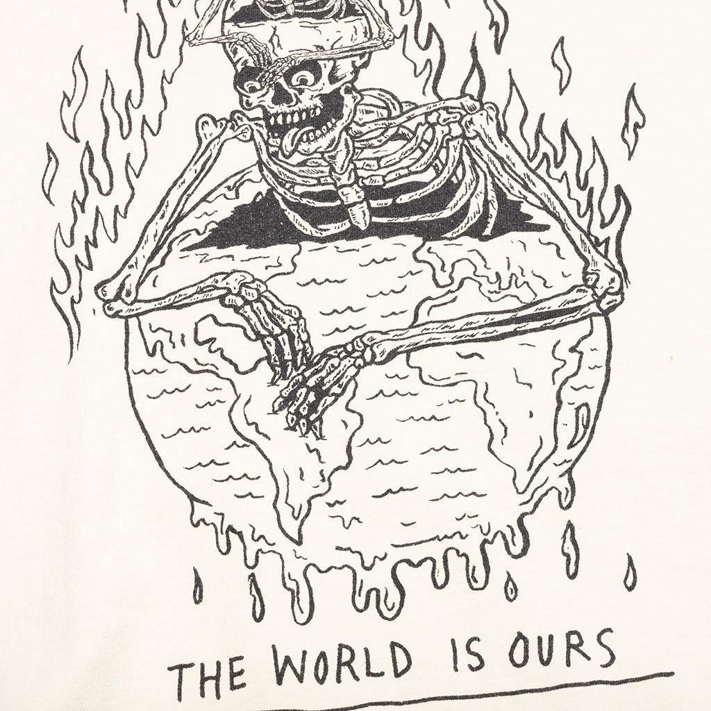 The World Is Ours Tee - Archival White Male Product Image