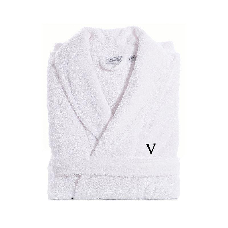 Linum Home Textiles Turkish Cotton Personalized Quick Dry Terry Bathrobe, Women's, Size: Large/XL, V Product Image