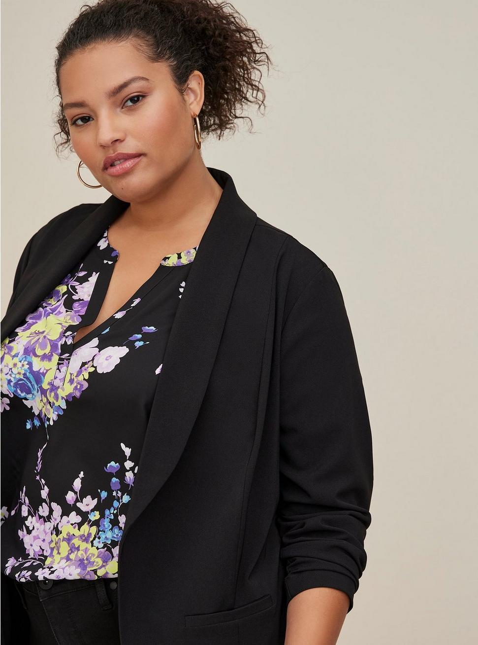 Classic Shawl Collar Blazer Product Image