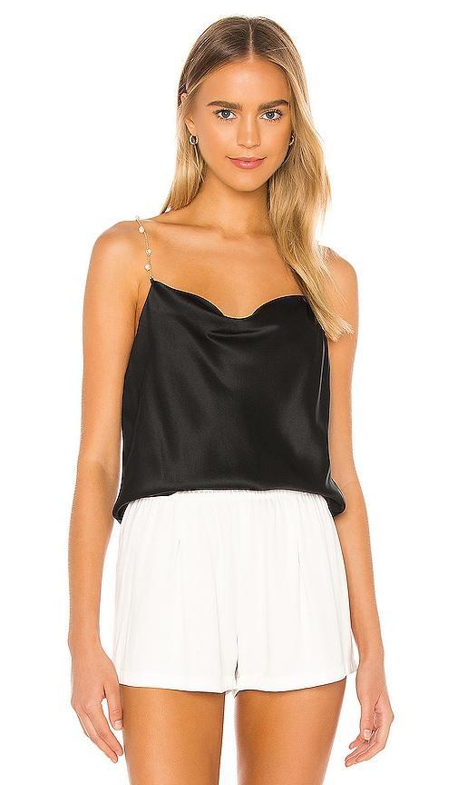 Womens Busy Cowlneck Silk-Blend Blouse Product Image