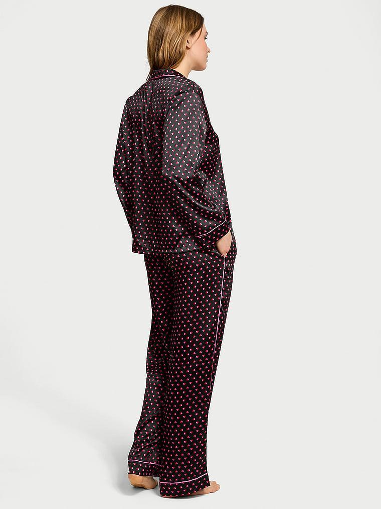Satin Long Pajama Set Product Image