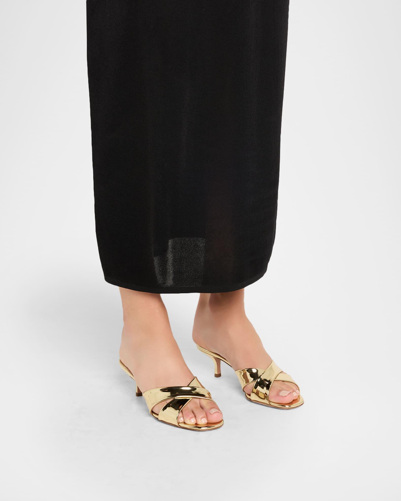 Divine Specchio Kitten-Heel Mule Sandals Product Image
