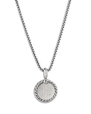 David Yurman Sterling Silver Cable Collectibles Initial Charm Product Image