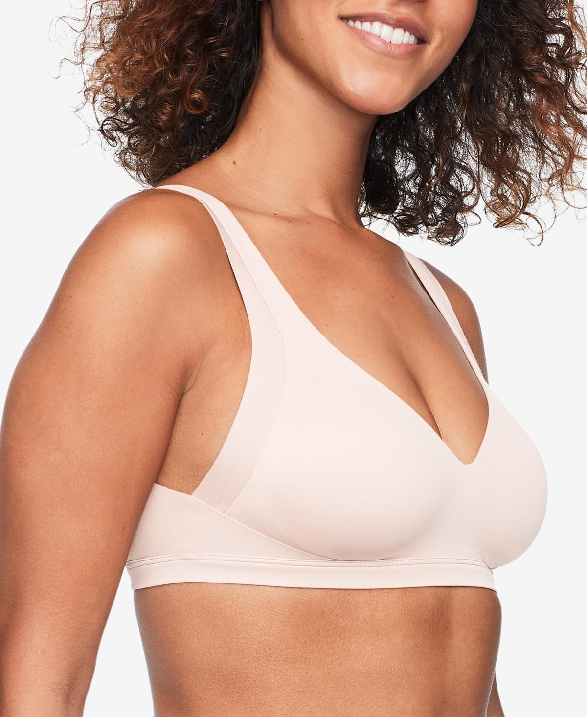 Warners No Side Effects® Underarm and Back-Smoothing Comfort Wireless Lightly Lined T-Shirt Bra RA2231A, Women's, Size: XL, Black Product Image