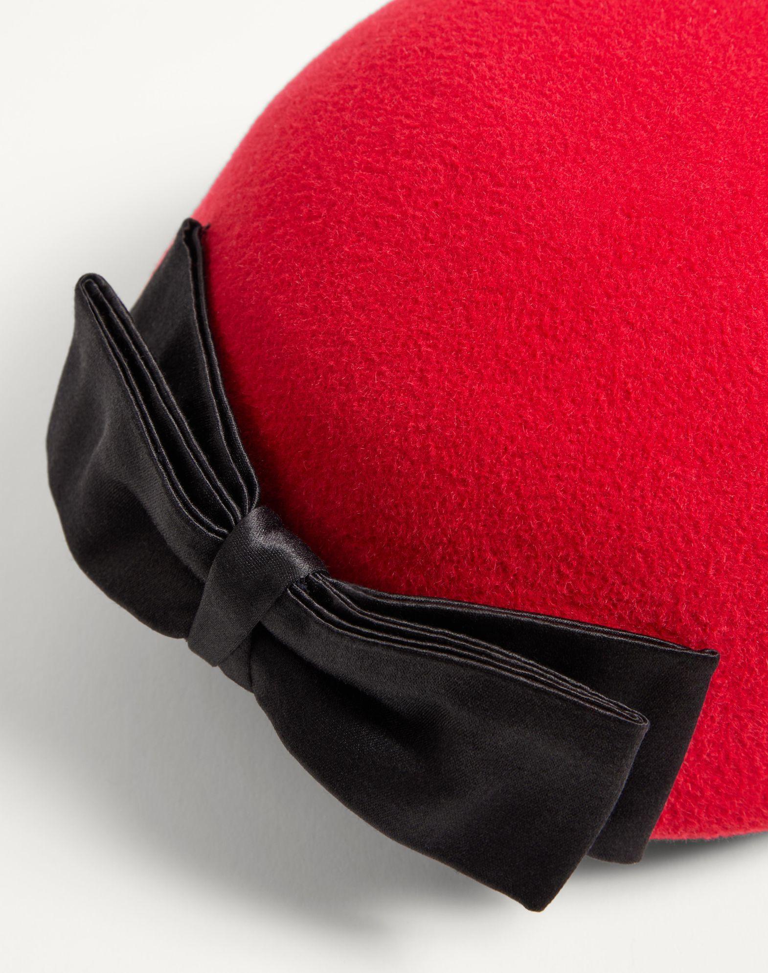 Vlogo Signature Hat In Lapin Fabric With Satin Bow Product Image