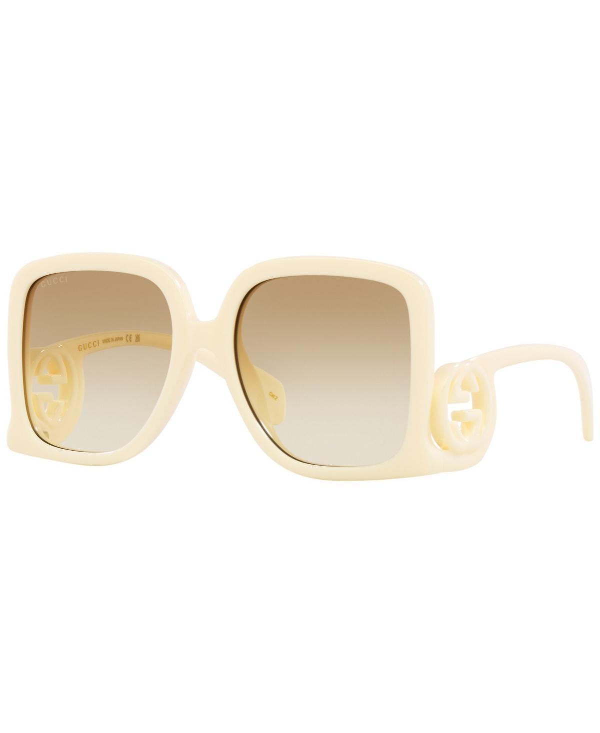 Womens 58MM Rectangular Sunglasses Product Image