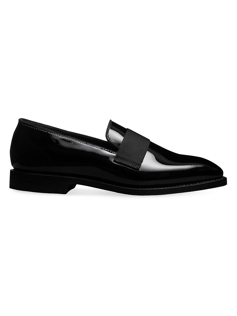 Mens James Patent Leather Penny Loafers Product Image