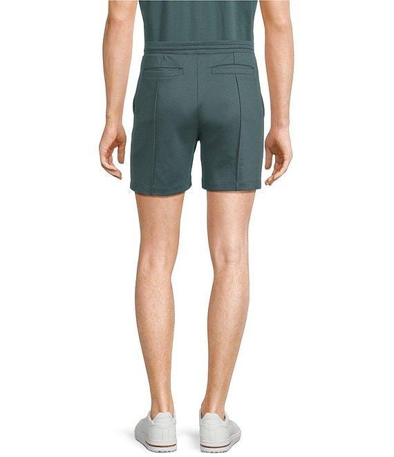 Murano Liquid Luxury Pintuck Neoprene Knit 5.5#double; Inseam Shorts Product Image