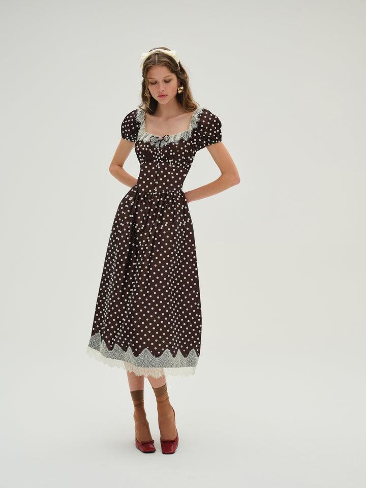 Ines Midi Dress — Neutral Product Image