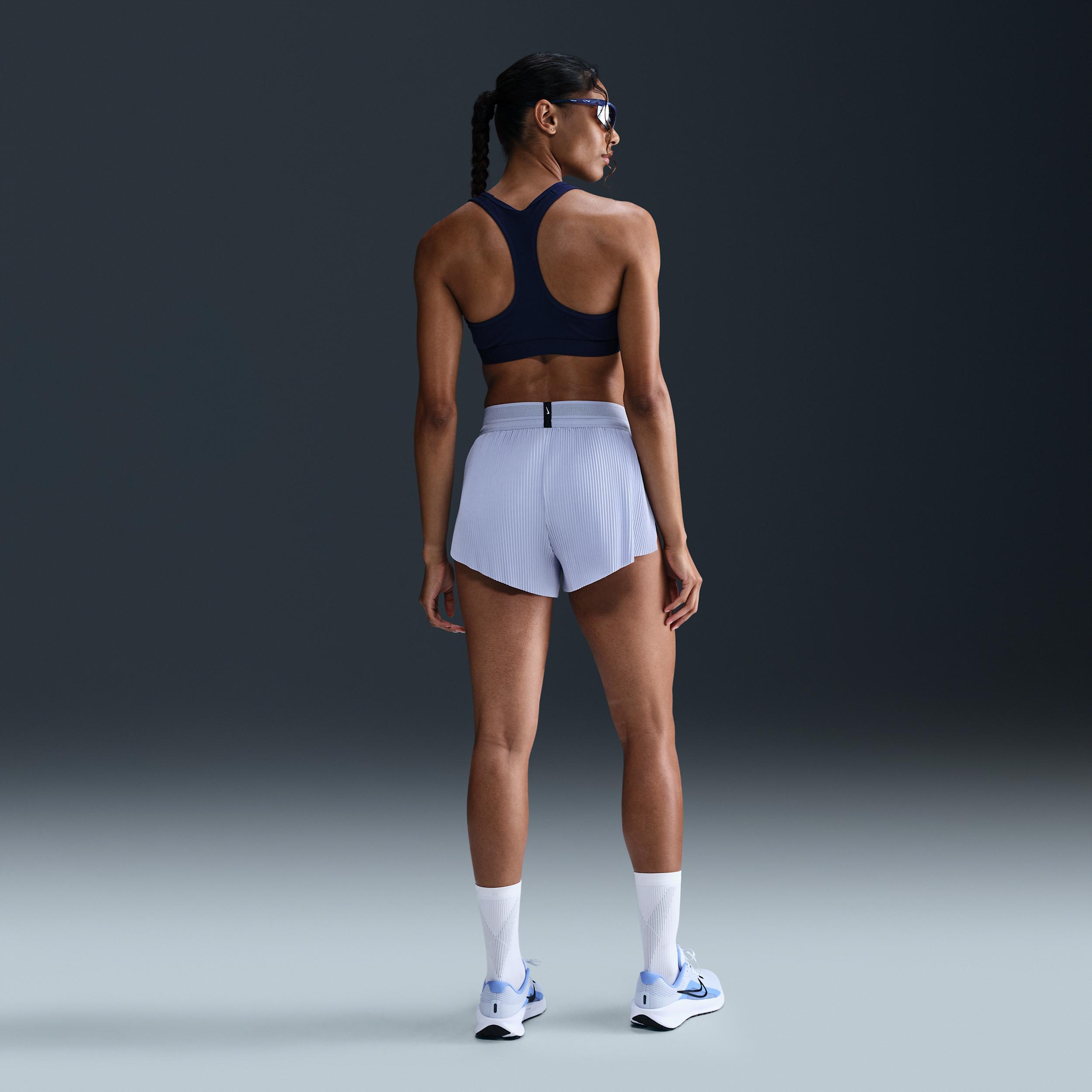 Nike Women's AeroSwift Dri-FIT ADV Mid-Rise 3" Brief-Lined Running Shorts Product Image