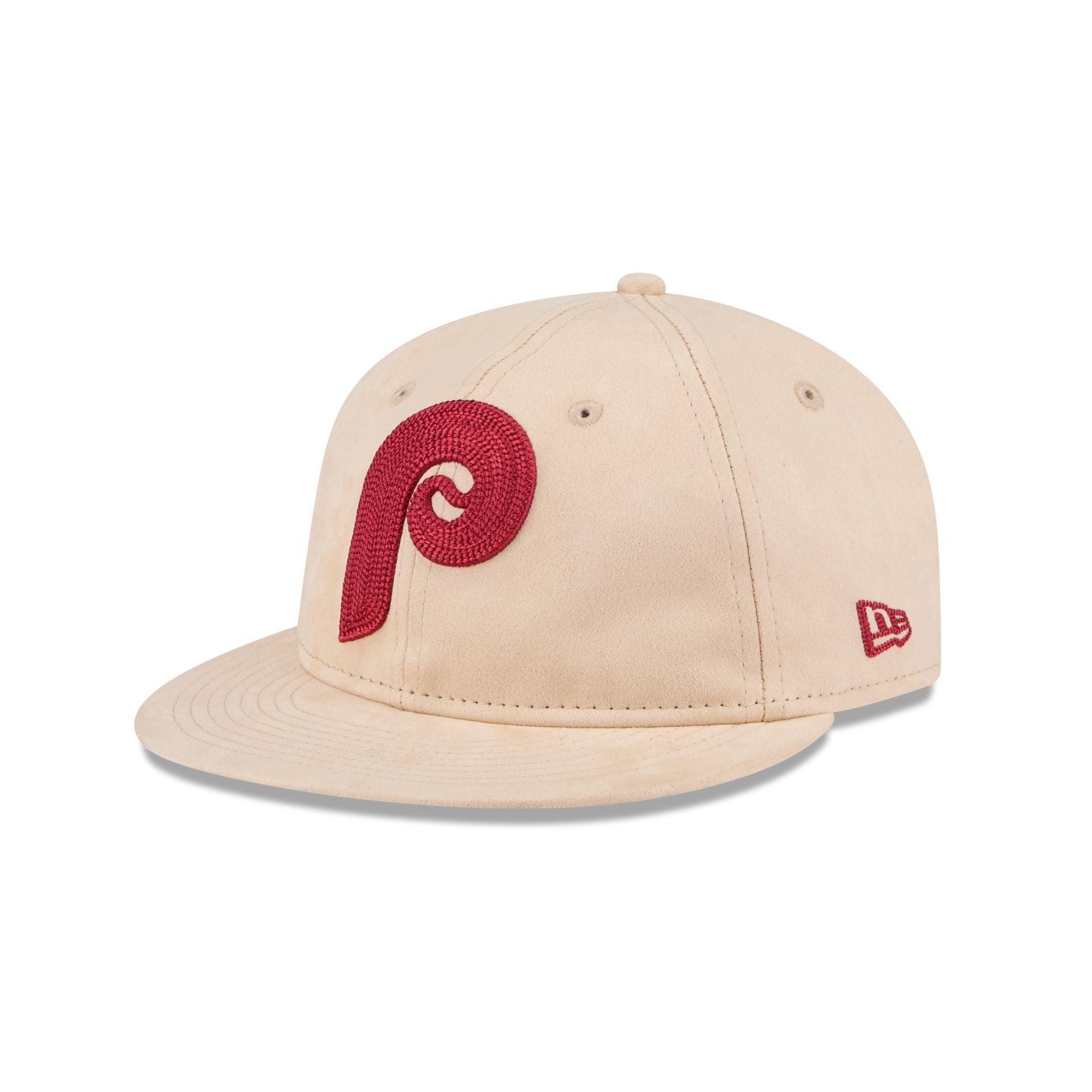 Philadelphia Phillies Stone Suede Retro Crown 9FIFTY Snapback Hat Male Product Image