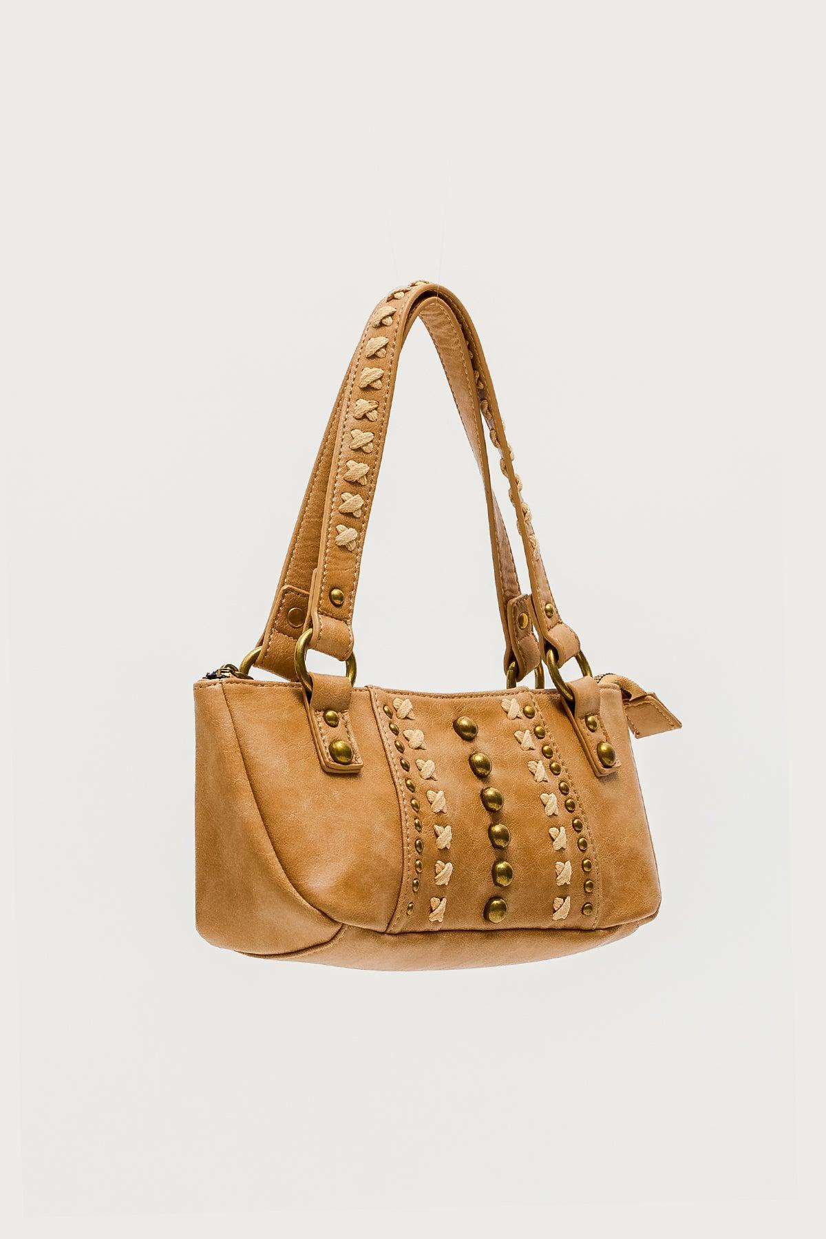 Stud & Stitch Faux Leather Bag Product Image