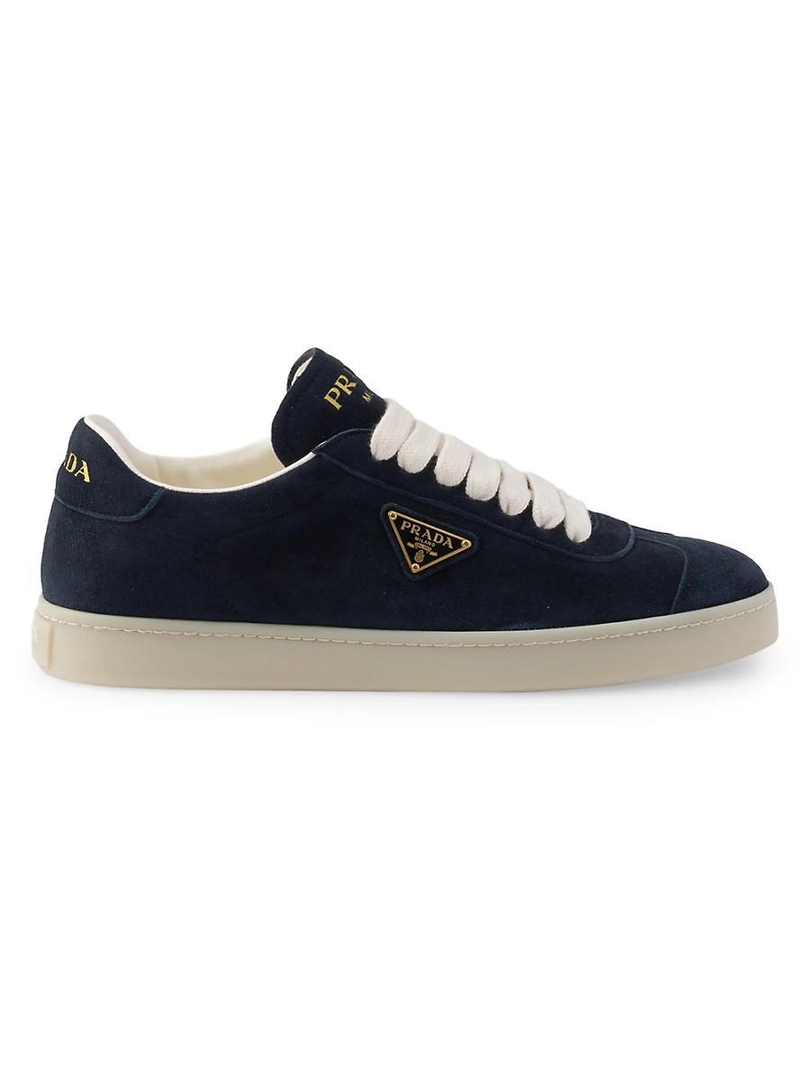 Prada Womens Suede Sneakers Product Image