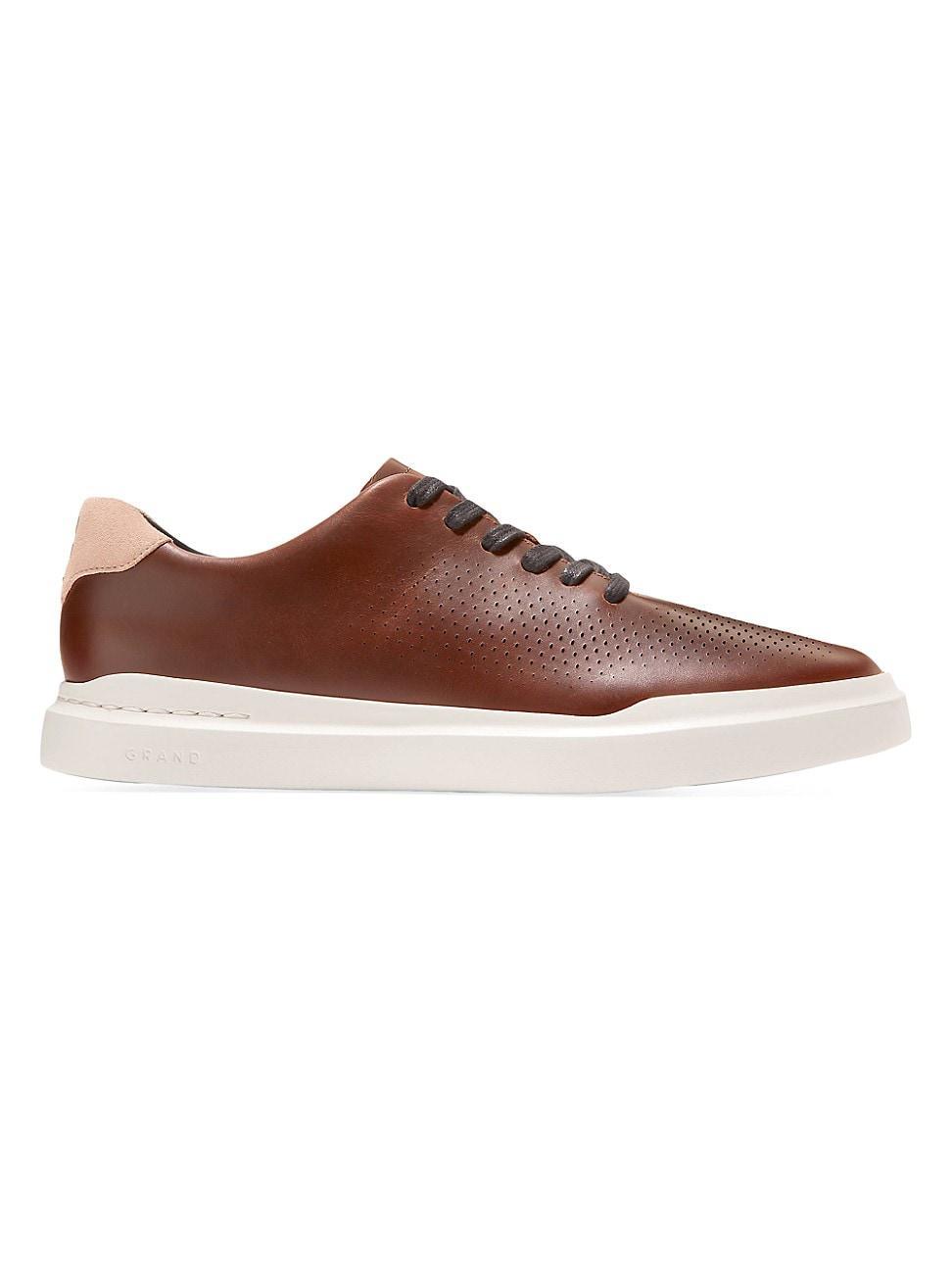 Cole Haan Mens Rally Perforated Leather Sneakers Product Image