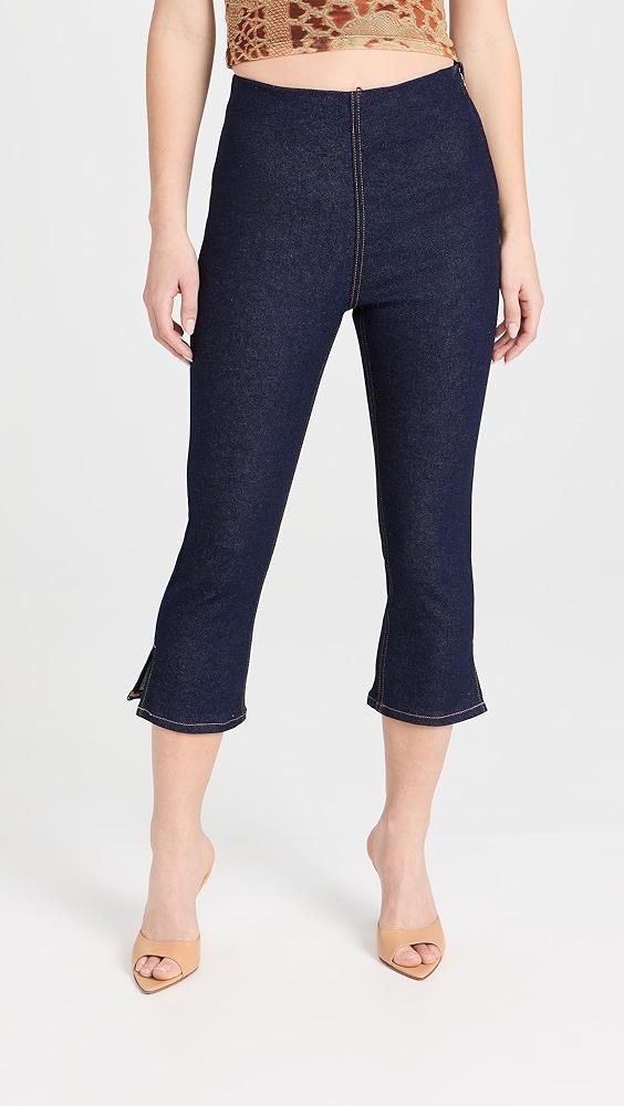 EB Denim Split Hem Capri Jeans | Shopbop Product Image