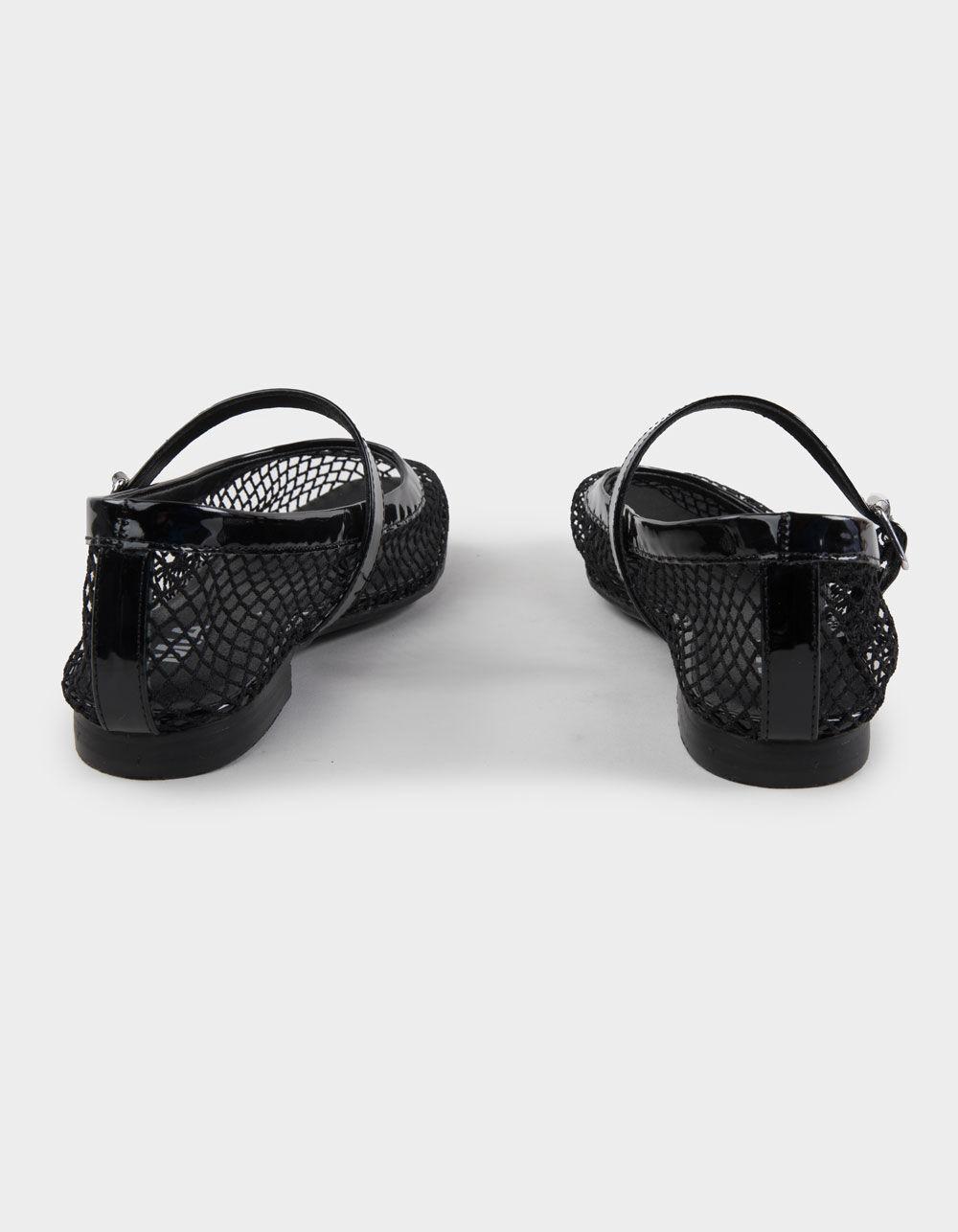 MIA Rayza Womens Mesh Ballet Flats - BLACK Product Image