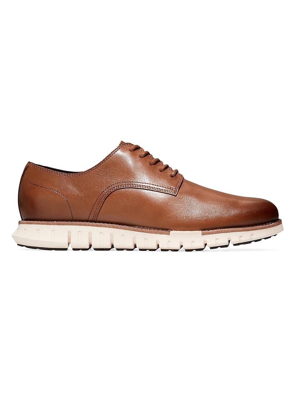 Cole Haan Mens Zergrand Remastered Plain Toe Oxfords - Brown Size 7 Product Image
