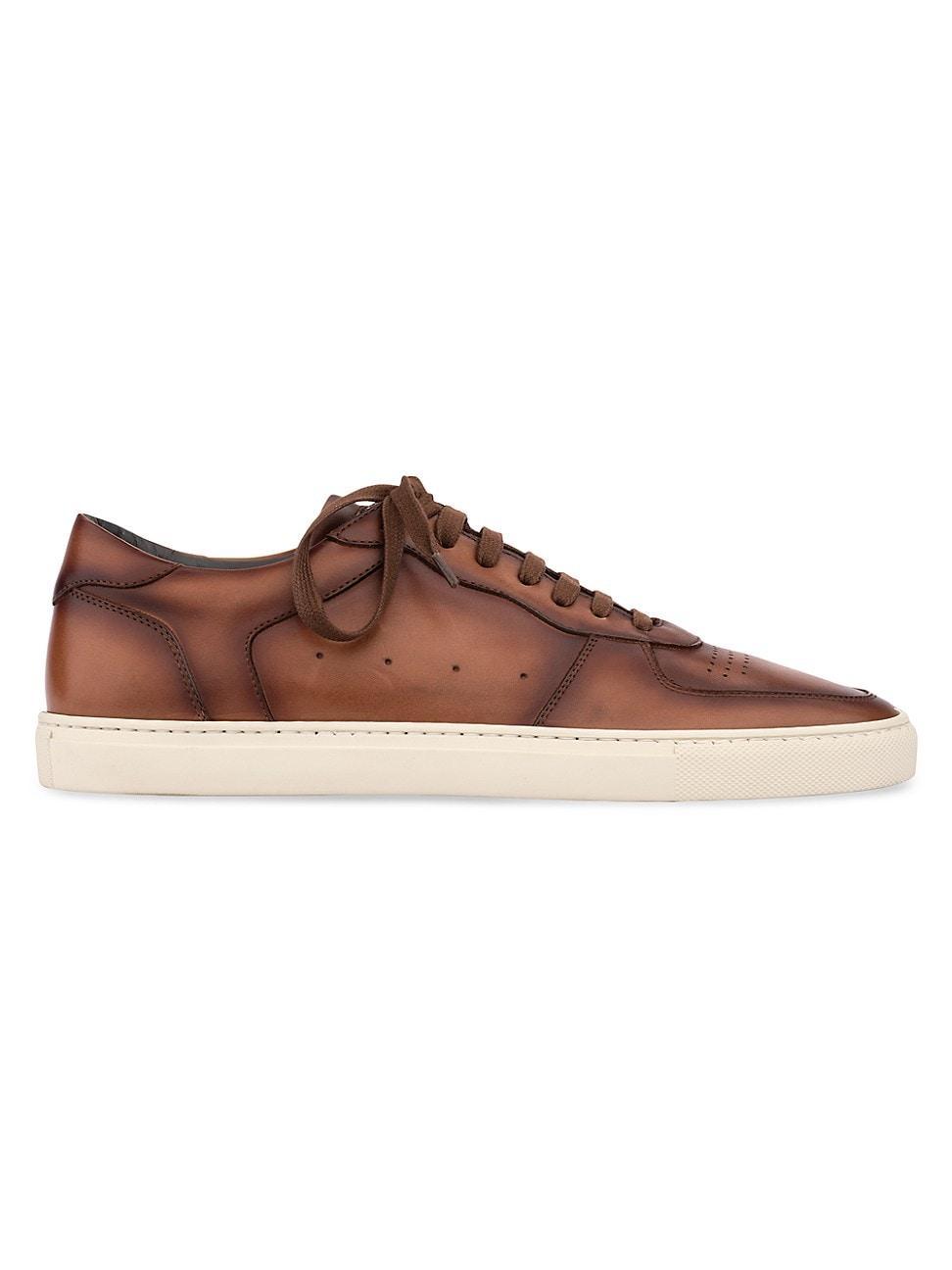 Mens Barbera Leather Sneakers Product Image