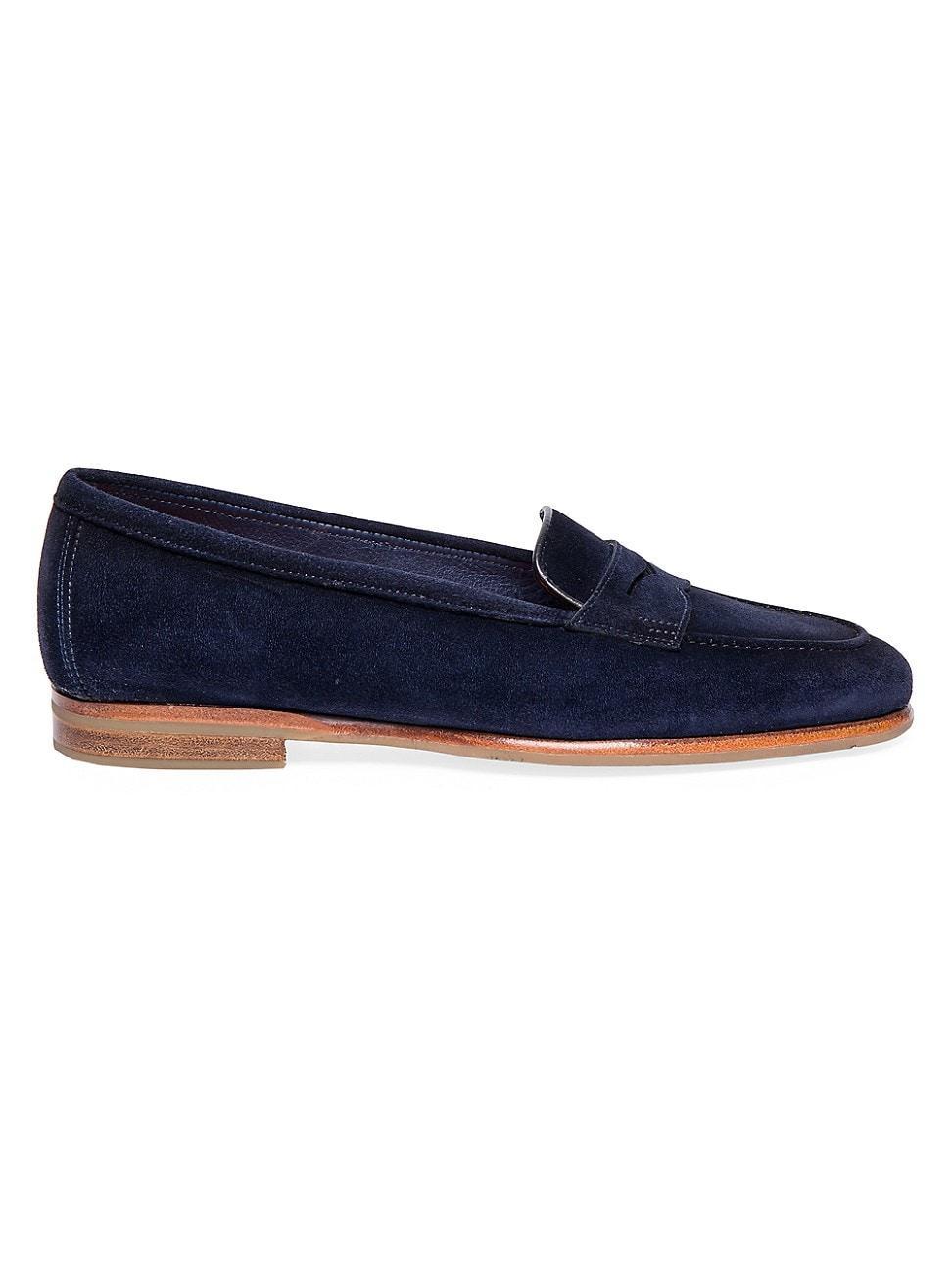 Santoni Womens Carla Suede Loafer Product Image